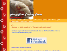 Tablet Screenshot of happypawstreats.com.au